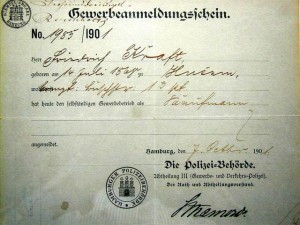 Business Registration 1901